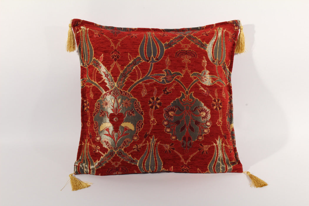 Türkische Kissenbezüge mit gemischtem Tulpenmuster – In 4 Größen und 9 Farben erhältlich