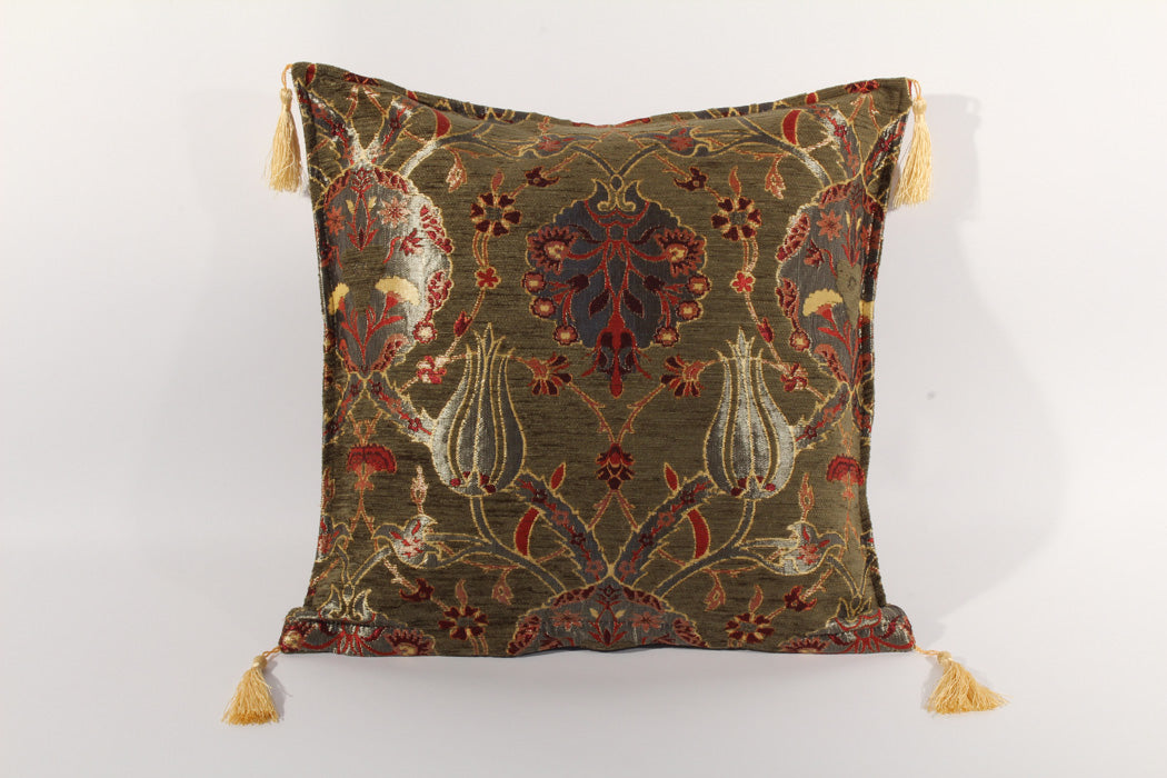 Türkische Kissenbezüge mit gemischtem Tulpenmuster – In 4 Größen und 9 Farben erhältlich