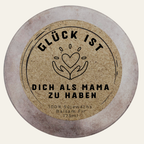 Personalisierte Duftkerze „Glück ist dich als Mama zu haben“ – Das perfekte Geschenk für Mütter