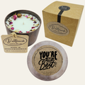 Personalisierte Duftkerze „You're the Best“ – Individuelles Dekor und Duft für ein einzigartiges Geschenk - Handmade im Südschwarzwald