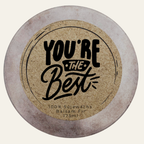 Personalisierte Duftkerze „You're the Best“ – Individuelles Dekor und Duft für ein einzigartiges Geschenk - Handmade im Südschwarzwald