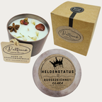 Personalisierte Kerze Beste Freundin | Geschenk mit Name & Symbol | Handmade Sojawachs 175ml | DochtFreunde