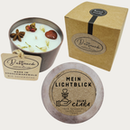 Personalisierte Kerze Beste Freundin | Geschenk mit Name & Symbol | Handmade Sojawachs 175ml | DochtFreunde