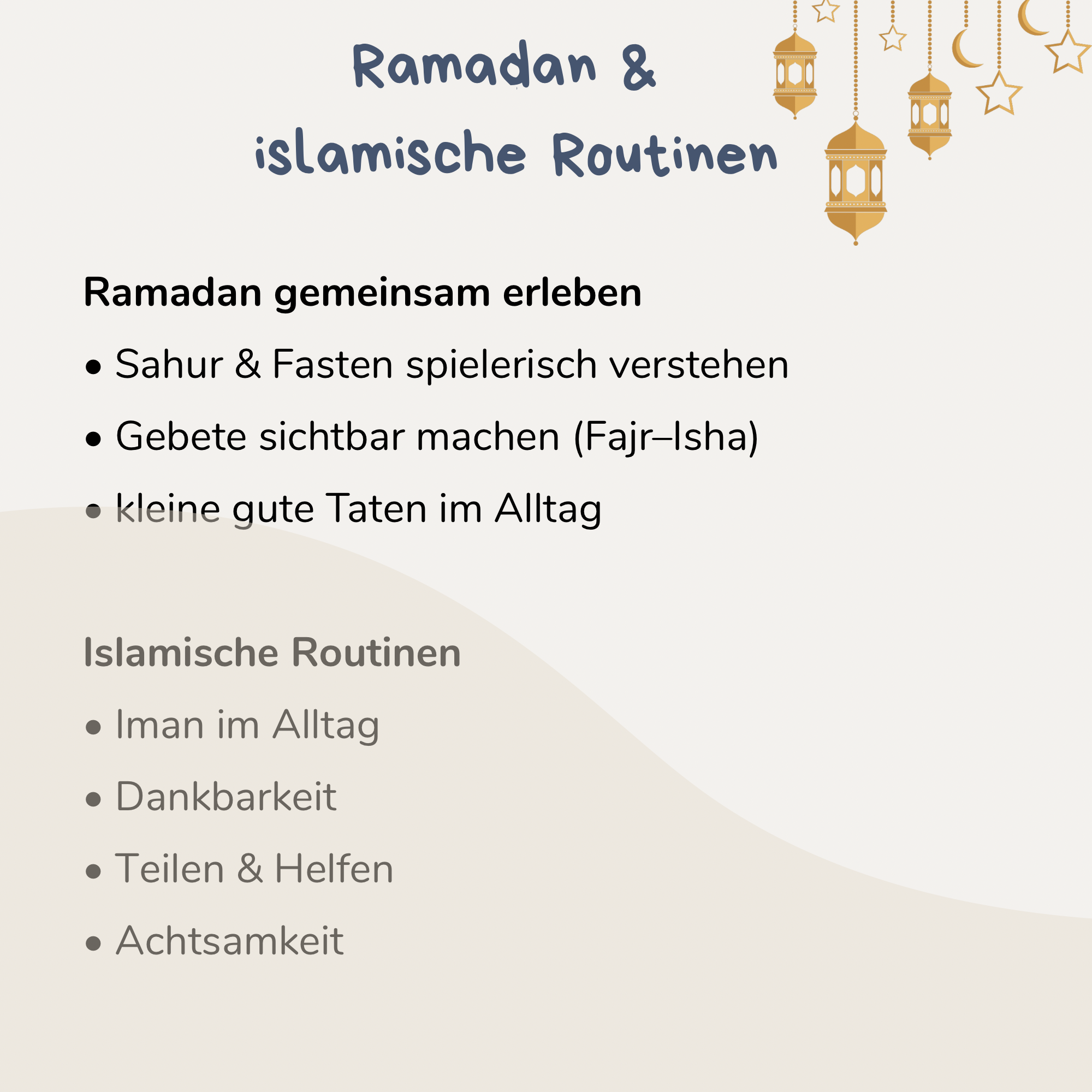 Ramadan Wochen- & Tagesplaner Bundle Kinder mit 280 Klett-Routinekarten | Islamisches Aktivitäts-Set | BLÜTENZEIT