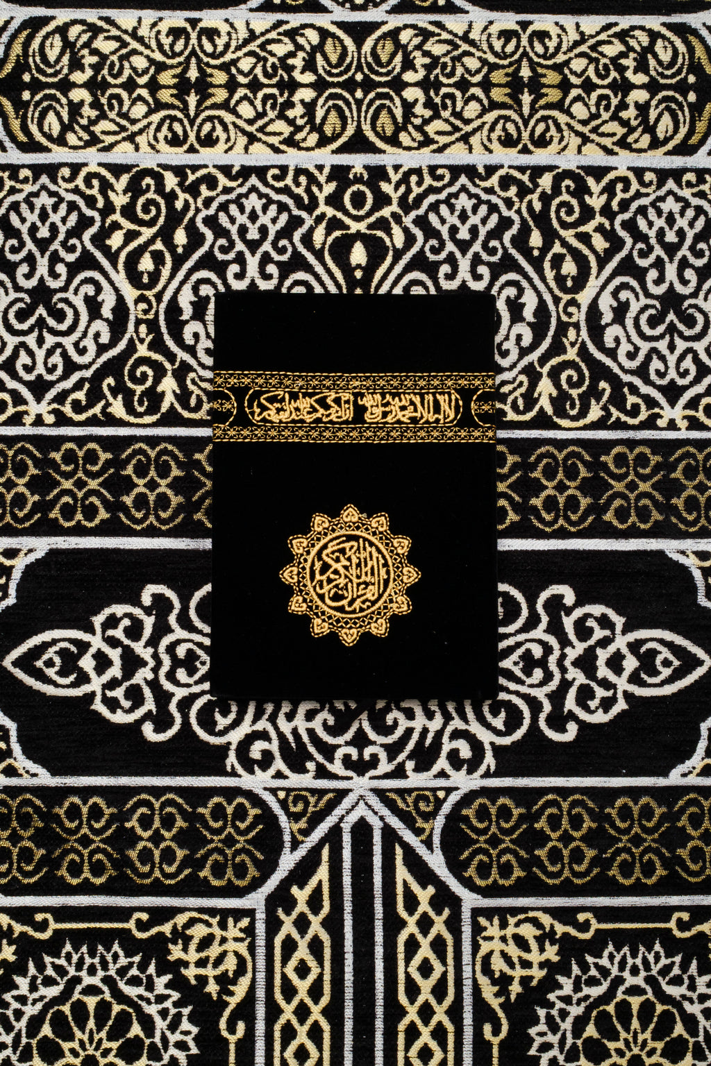 Kaaba Padded Prayer Mat — Luxus Velvet Sejadah  | Extra Comfort for Seniors & Sensitive Knees | Removable Cushion