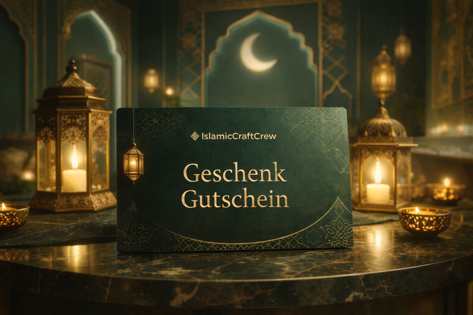IslamicCraftCrew Geschenkgutschein (per Post)