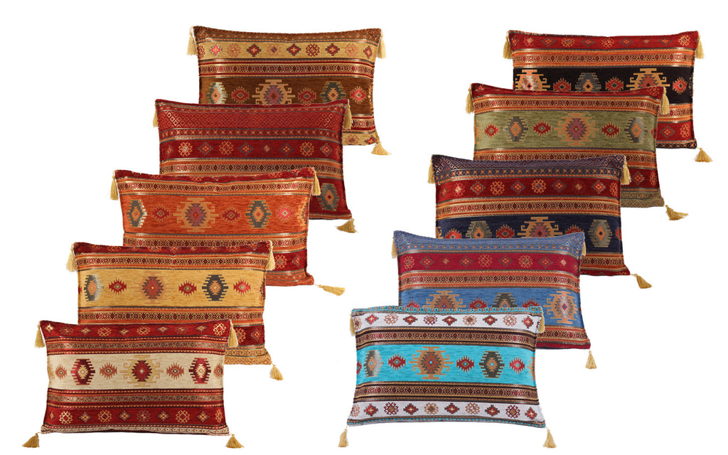 Kissenbezüge im Kelim-Muster – In 11 Farben und 4 Größen erhältlich