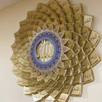 Halalhaus 3D-Wandkunst – Die 99 Namen Allahs (Asma’ul Husna)