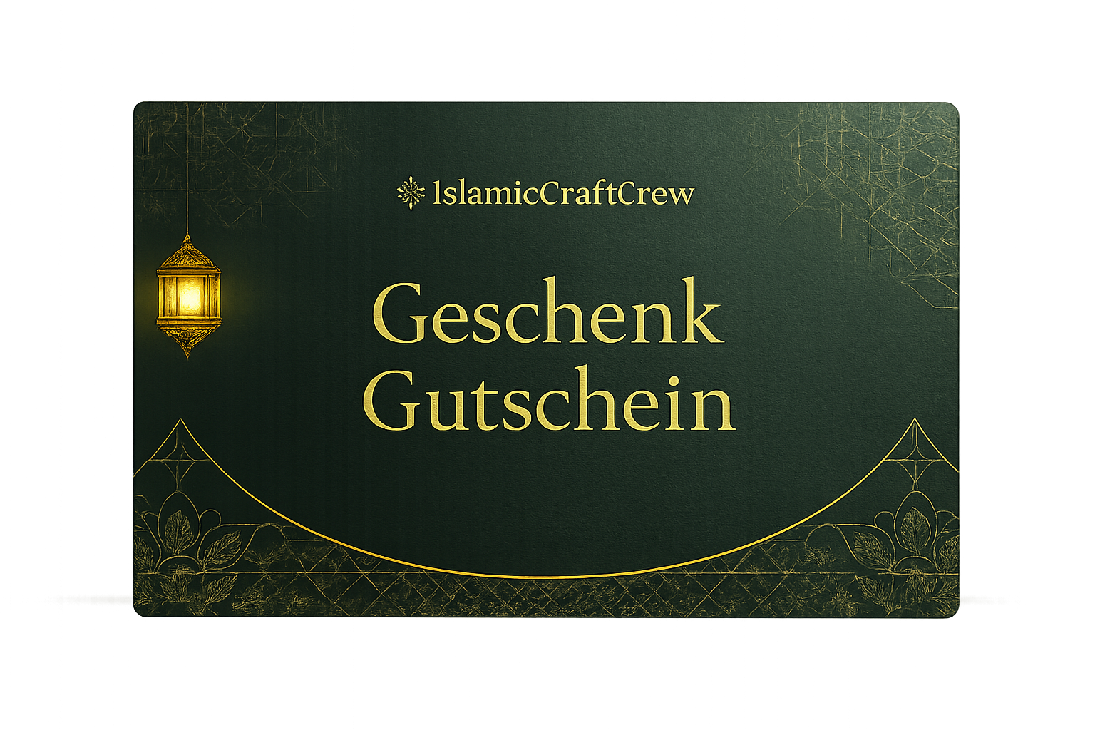 IslamicCraftCrew Geschenkgutschein (per Post)