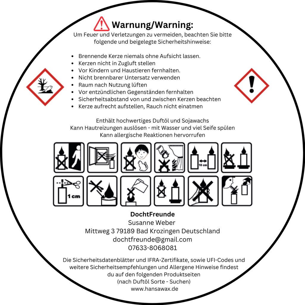 Handgemachte Duftkerze „Gute Besserung“ – Personalisierbares Geschenk für Genesung