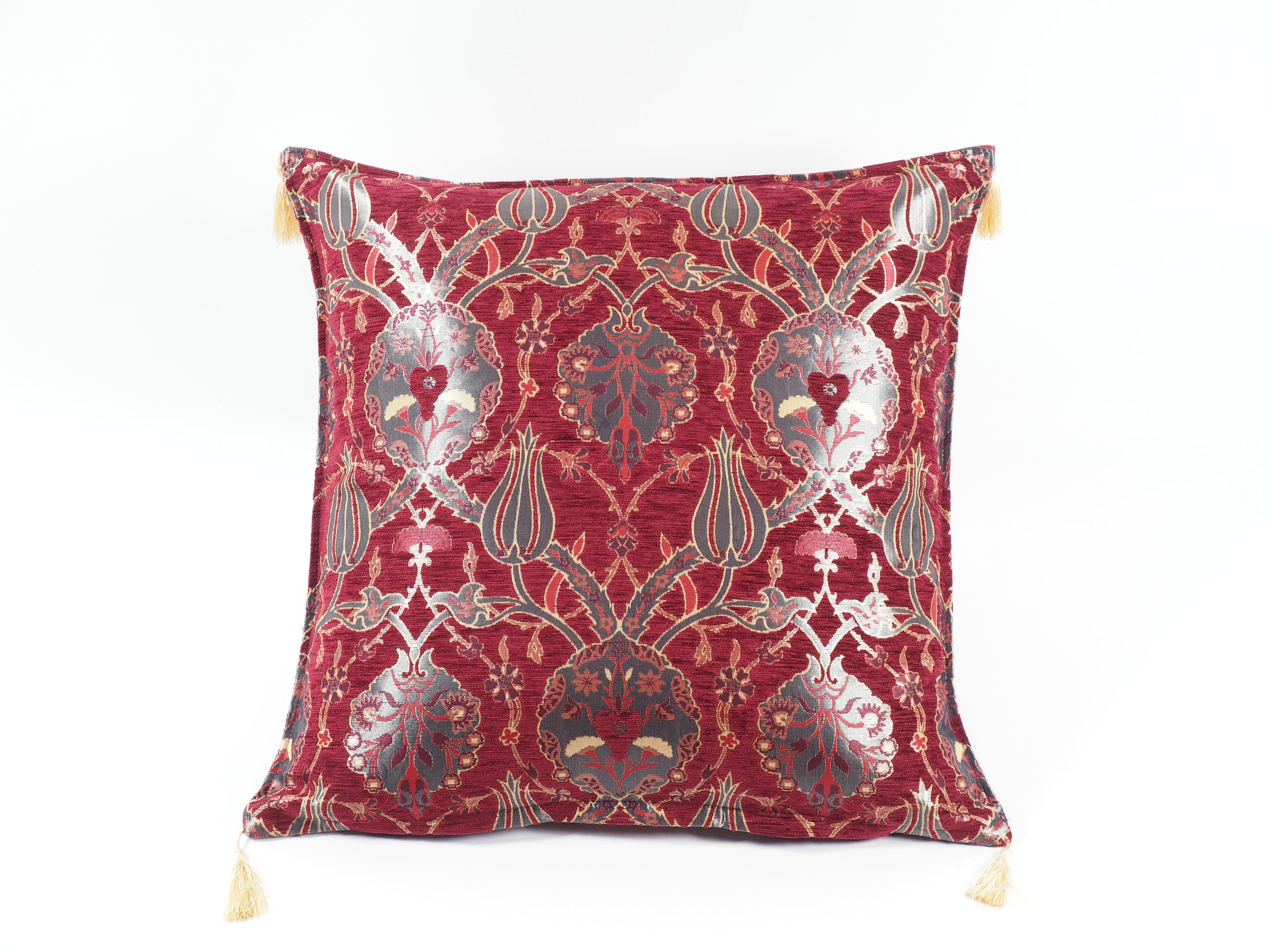 Türkische Kissenbezüge mit gemischtem Tulpenmuster – In 4 Größen und 9 Farben erhältlich