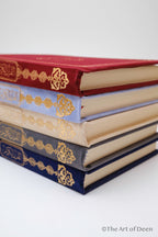 Elegant Velvet Qur’an with Gold Details – Arabic Uthmani Script Edition (14×20 cm)