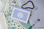 Elegant Velvet Qur’an with Gold Details – Arabic Uthmani Script Edition (14×20 cm)