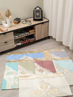 Gory  Majestic Bloom Prayer Mat  | Jacquard-Woven Soft Acrylic Blend | Elegant Floral Arch Design