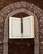 Qur’an Arabic Kaaba-Inspired - Velvet  with Gold Embroidery
