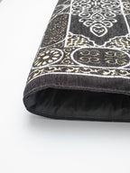 Kaaba Padded Prayer Mat — Luxus Velvet Sejadah  | Extra Comfort for Seniors & Sensitive Knees | Removable Cushion