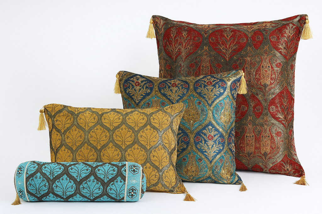 Kissenbezüge mit Paisley-Blumenmuster – In 4 Größen und 8 Farben erhältlich