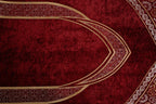 Mihrab Prayer Rug with Light Padding – Luxury Silk-Look Islamic Prayer Mat