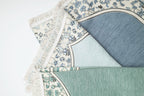 Rauda  Medina Bloom Prayer Mat | Soft, Minimal Floral Border Design | Lightweight and Elegant