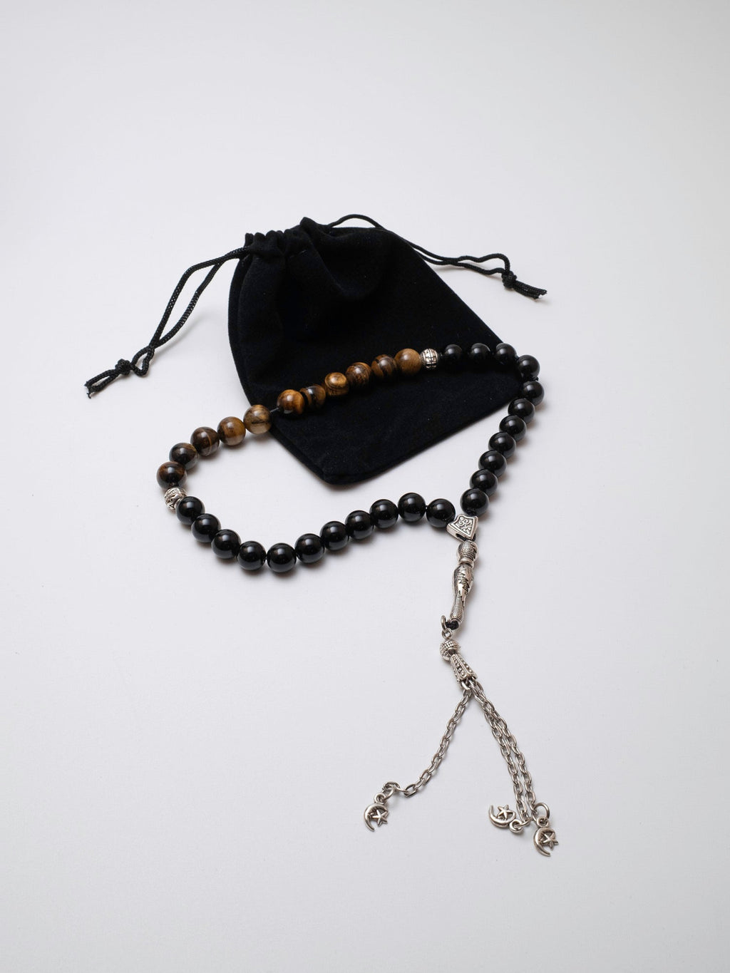 Tiger Eye Tasbih – 33 Beads | Natural Stone • Premium Dhikr Prayer Beads