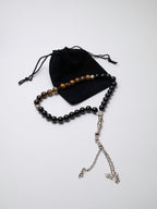 Tiger Eye Tasbih – 33 Beads | Natural Stone • Premium Dhikr Prayer Beads