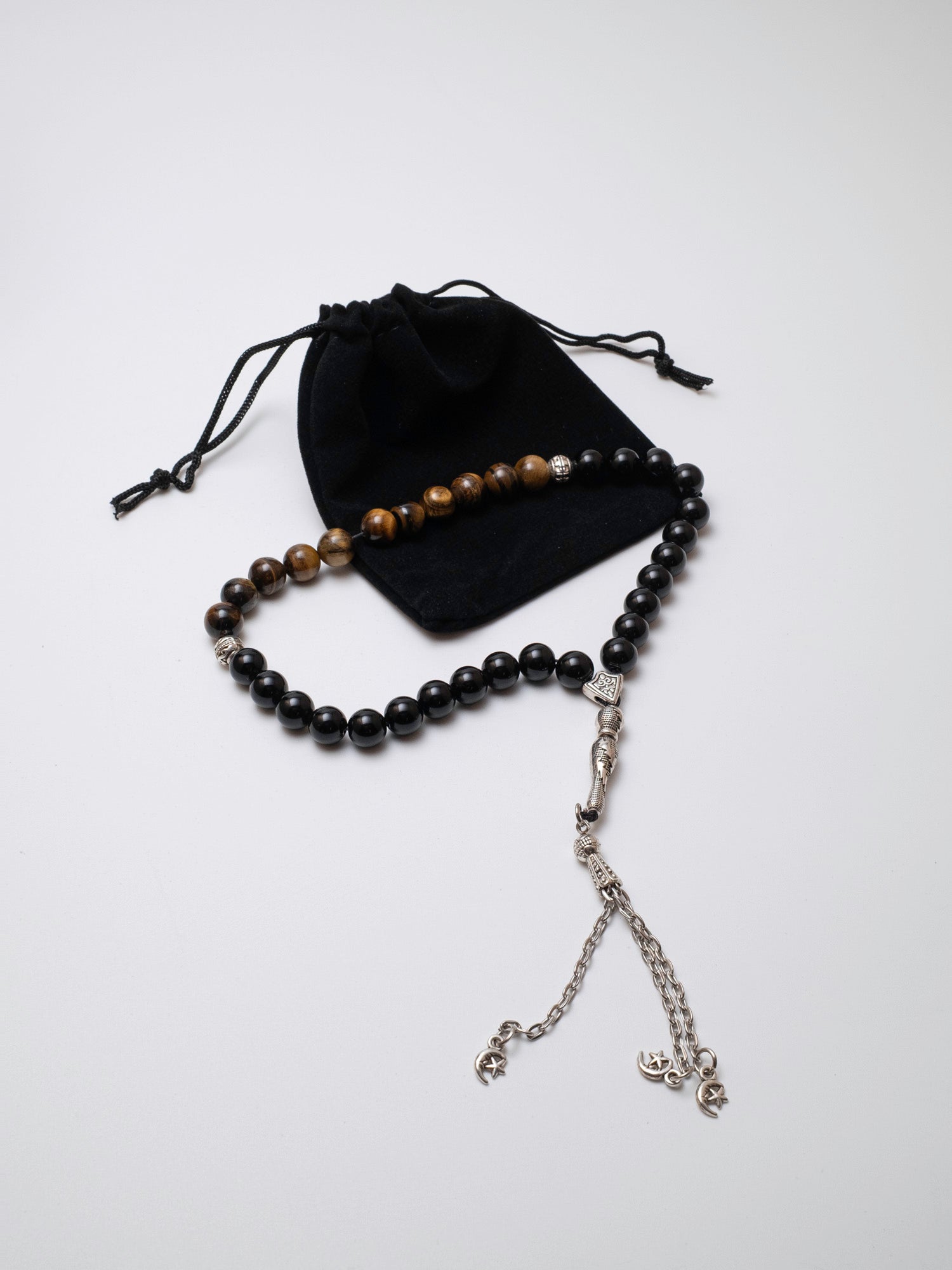 Tiger Eye Tasbih – 33 Beads | Natural Stone • Premium Dhikr Prayer Beads