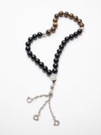 Tiger Eye Tasbih – 33 Beads | Natural Stone • Premium Dhikr Prayer Beads